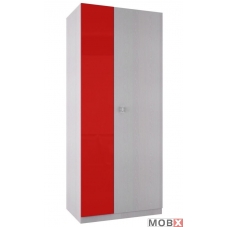 Dulap de haine roșu lucios Pinocchio